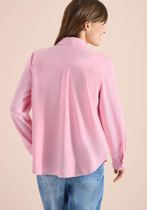 Cecil Button Front Shirt, Pink