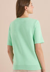 Cecil Slogan T-Shirt, Mint Green