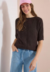 Cecil Knitted Sweater, Brown