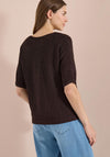 Cecil Knitted Sweater, Brown