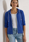 Cecil Waffle Texture Cardigan, Blue