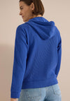 Cecil Waffle Texture Cardigan, Blue