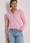 Cecil V-Neckline Ribbed Jumper, Pink
