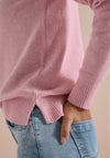 Cecil V-Neckline Ribbed Jumper, Pink