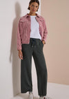 Cecil Neele Silk-feel Wide Leg Joggers, Green