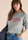 Cecil Bonjour Embroidered Sweatshirt, Grey