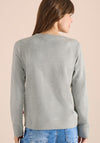 Cecil Bonjour Embroidered Sweatshirt, Grey