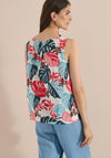 Cecil Sleeveless Botanical Print Blouse, Multi-Coloured