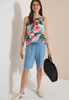 Cecil Sleeveless Botanical Print Blouse, Multi-Coloured