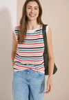 Cecil Sleeveless Knitted Cardigan, Multi Coloured