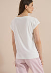Cecil Slogan T-Shirt, White Multi