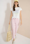 Cecil Slogan T-Shirt, White Multi
