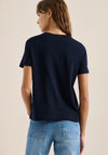 Cecil Graphic Geometric Print T-Shirt, Navy