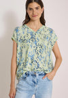Cecil Abstract Animal Print T-Shirt, Green Multi