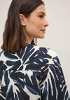 Cecil Printed Light Cotton Blouse, Blue Print