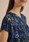 Cecil Abstract Animal Print T-Shirt, Navy Multi