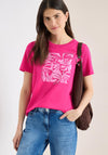 Cecil Graphic Geometric Print T-Shirt, Pink