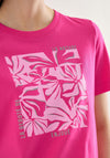 Cecil Graphic Geometric Print T-Shirt, Pink