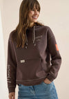 Cecil Drawstring Detail Hoodie, Brown