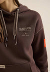 Cecil Drawstring Detail Hoodie, Brown