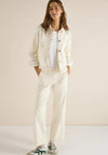 Cecil Neele High Waisted Jeans, Cream