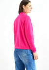 Cecil Jersey Button Up Jacket, Pink