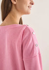 Cecil Button Detail Knit Jumper, Pink