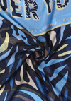 Cecil Print Loop Scarf, Blue