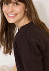 Cecil Shoulder Detail T-Shirt, Brown