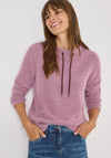 Cecil Funnel Neck Drawstring Jumper, Pink