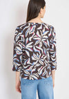 Cecil Tie Detail Floral Print Blouse, Brown
