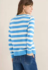 Cecil Striped Sweatshirt, Blue