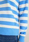 Cecil Striped Sweatshirt, Blue