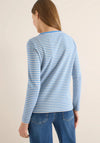Cecil Striped Long Sleeved Top, Blue