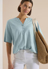 Cecil V Neck Blouse, Light Blue