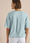 Cecil V Neck Blouse, Light Blue