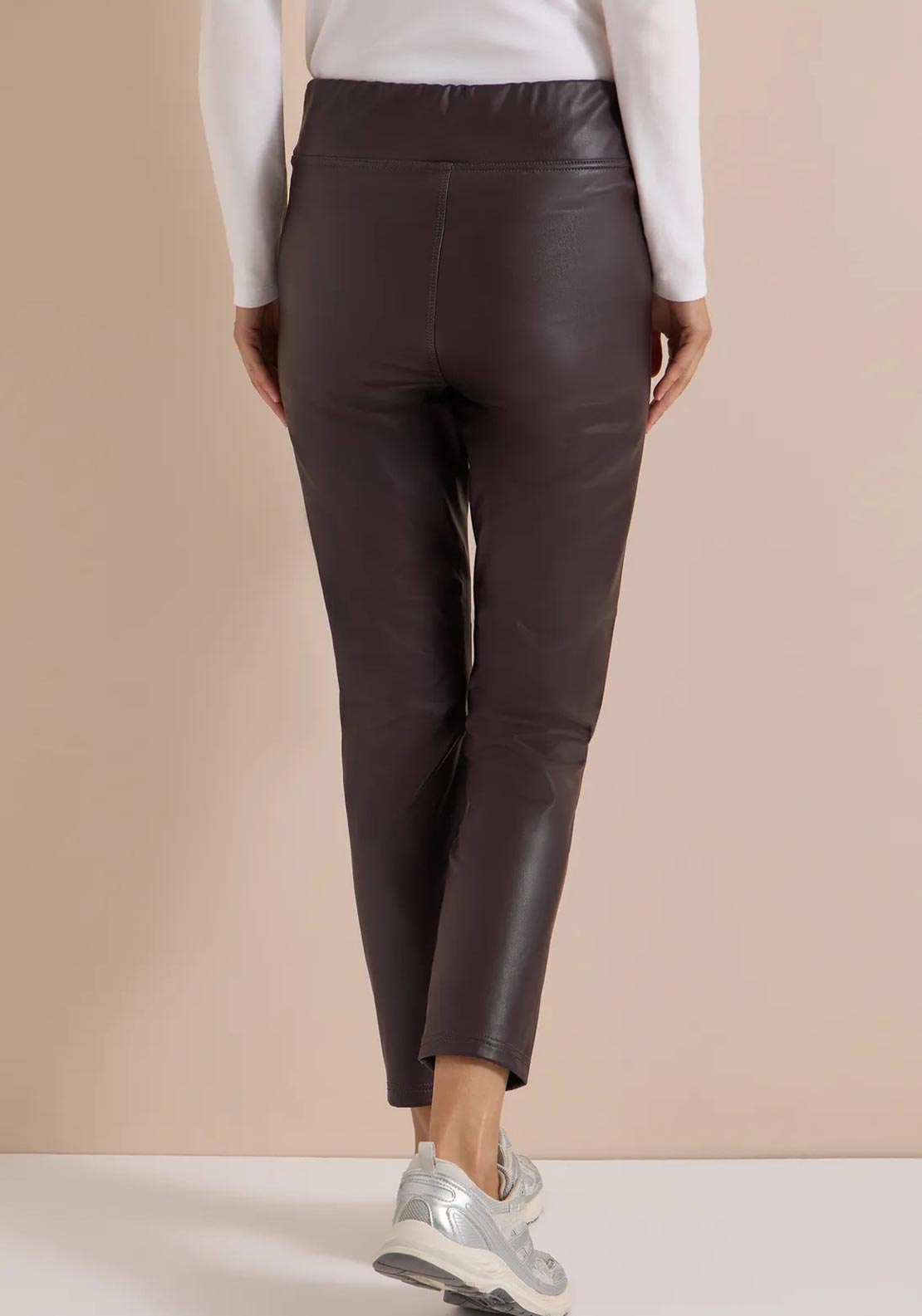Cecil Faux Leather Leggings, Wine