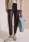 Cecil Faux Leather Leggings, Wine