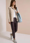 Cecil Faux Leather Leggings, Wine