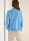 Cecil Full Zip with Drawstrings Jacket, Blue