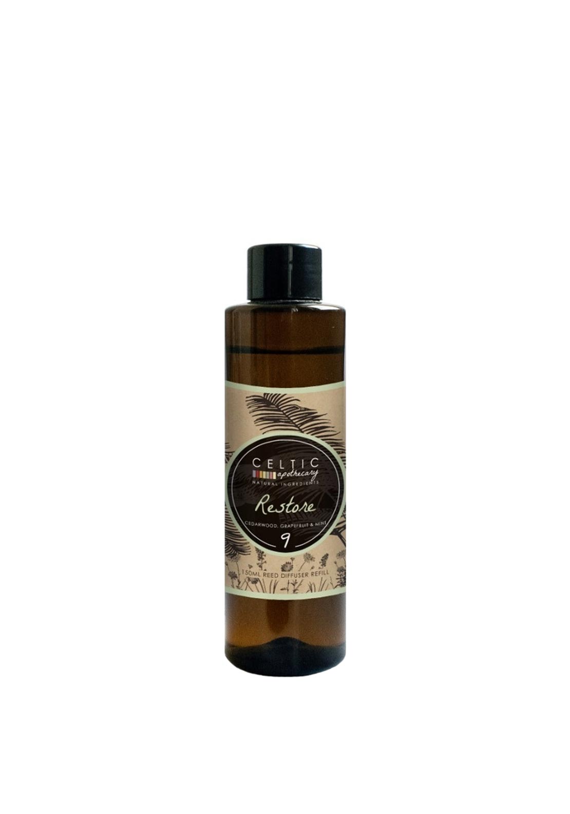 Celtic Candles Apothecary 150ml Reed Diffuser Refill, Restore 9