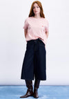 FRNCH Culotte Wide Leg Jeans, Dark Blue