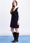 FRNCH Button Down Mini Dress, Wine