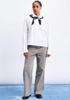 FRNCH Cotton Chest Pocket Shirt, White