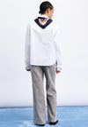 FRNCH Cotton Chest Pocket Shirt, White