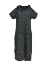 My Soul Midi Checks Bubble Dress, Black