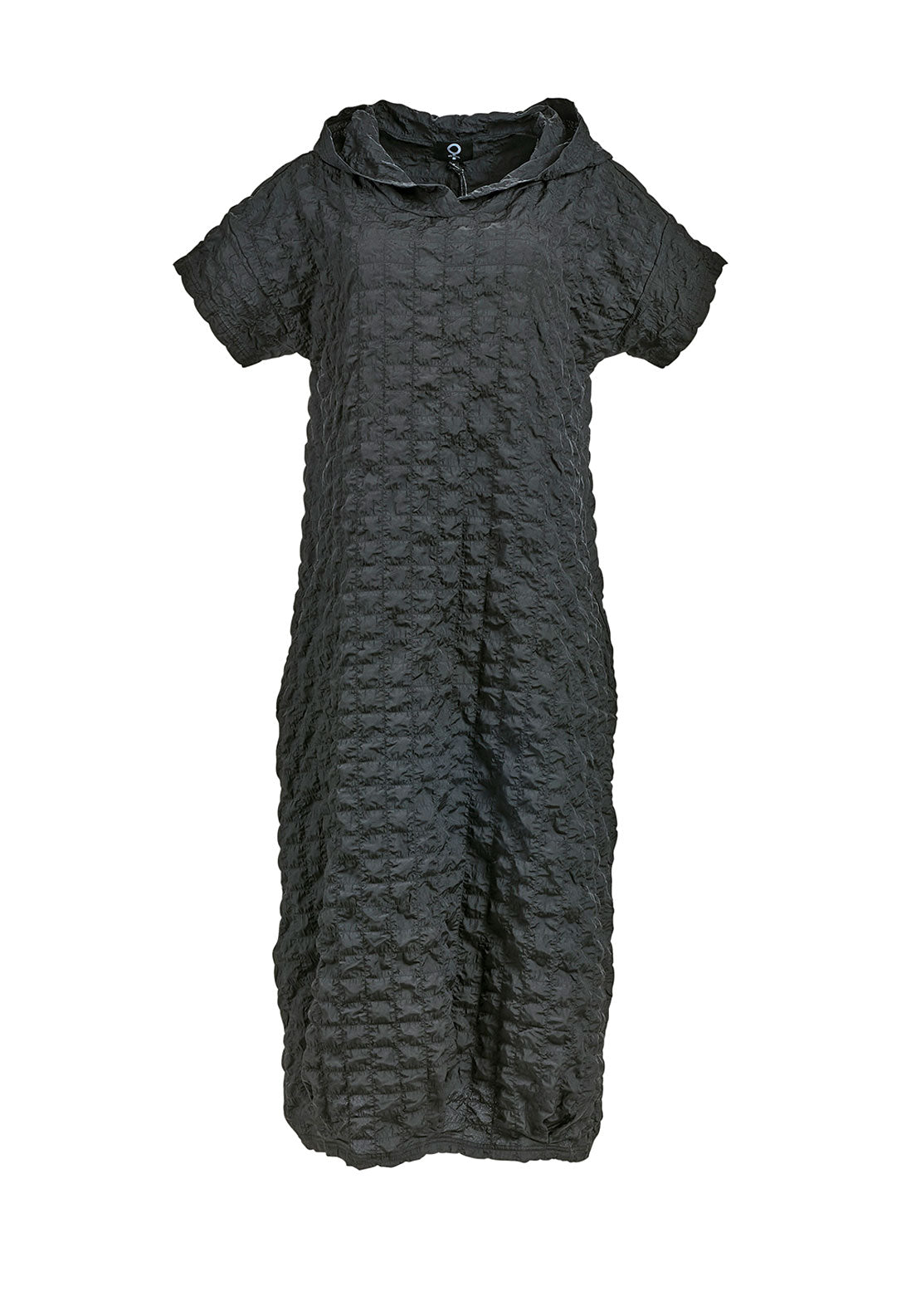 My Soul Midi Checks Bubble Dress, Black