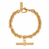 ChloBo Anchor Chain T-Bar Bracelet, Gold