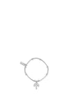 ChloBo Children’s Cute Mini Heart Tree of Life Bracelet, Silver