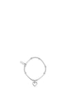 ChloBo Children’s Cute Mini Open Heart Bracelet, Silver
